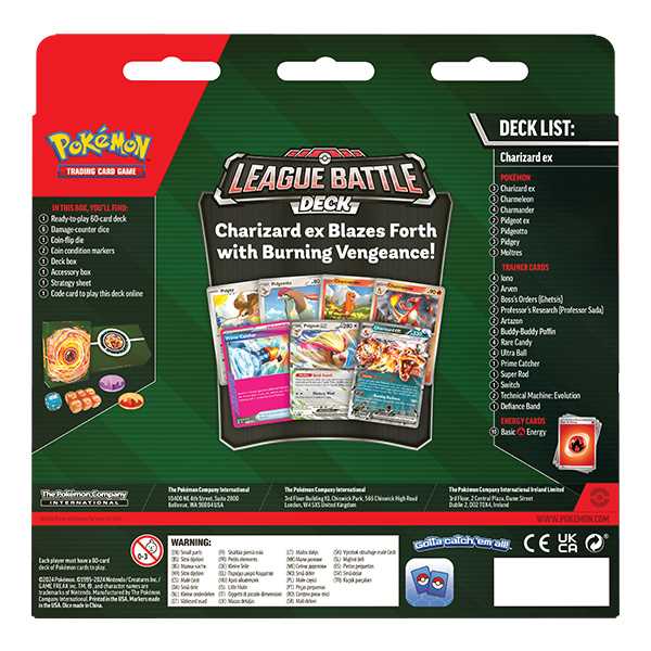 Pokémon: Charizard EX League Battle Deck