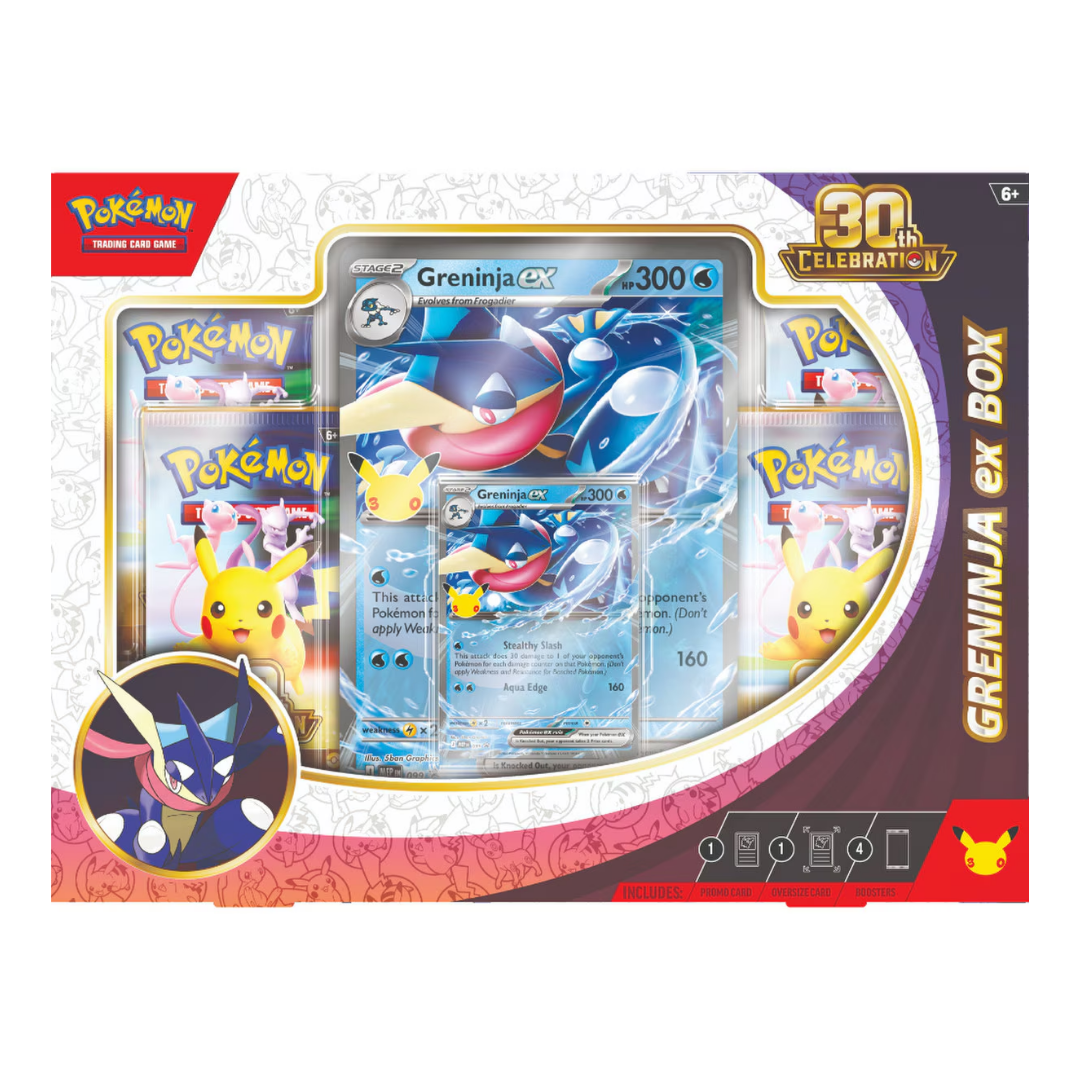 Pokémon: 30th Celebration Greninja Ex Box