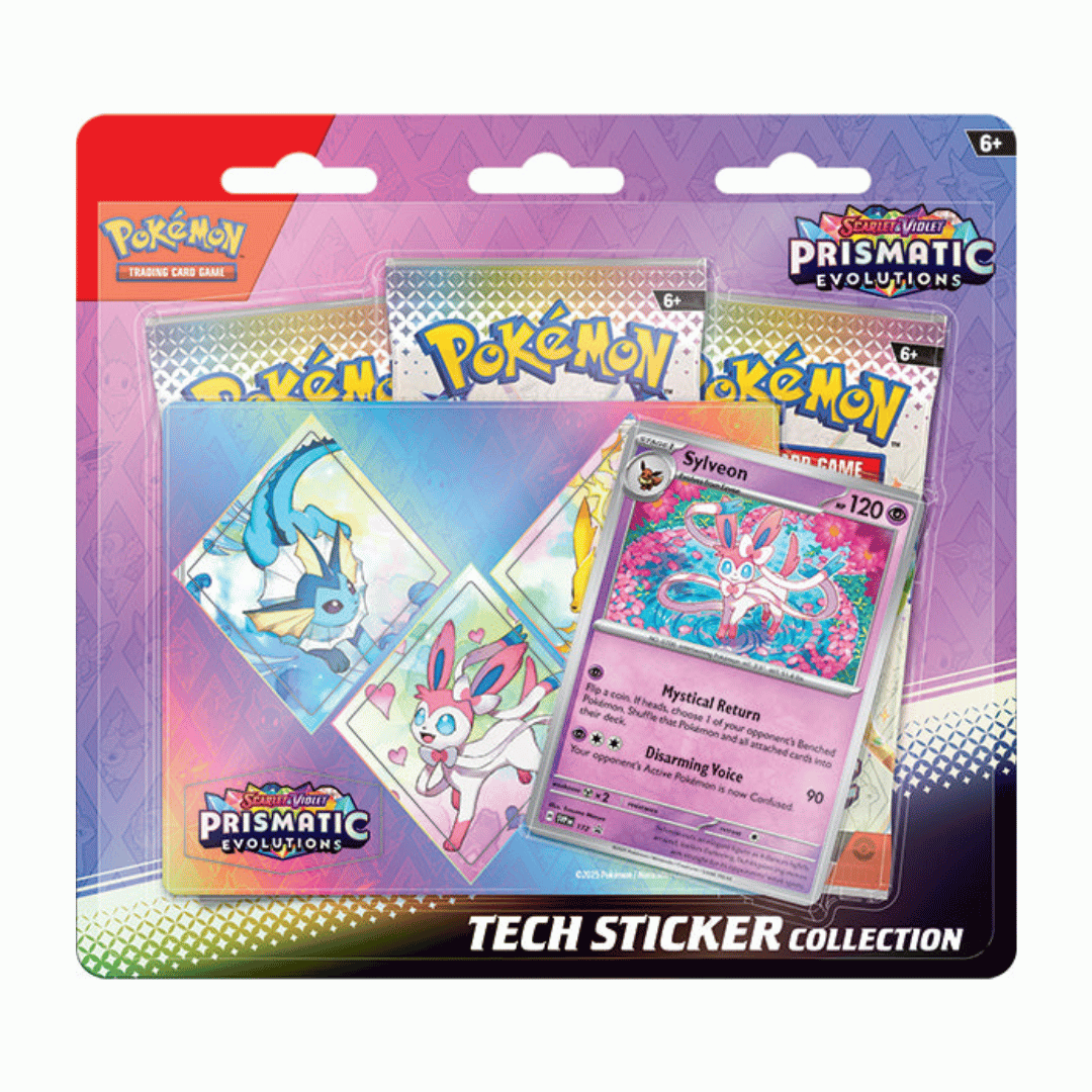 POKEMON: PRISMATIC EVOLUTIONS - TECH STICKER BLISTER - SYLVEON