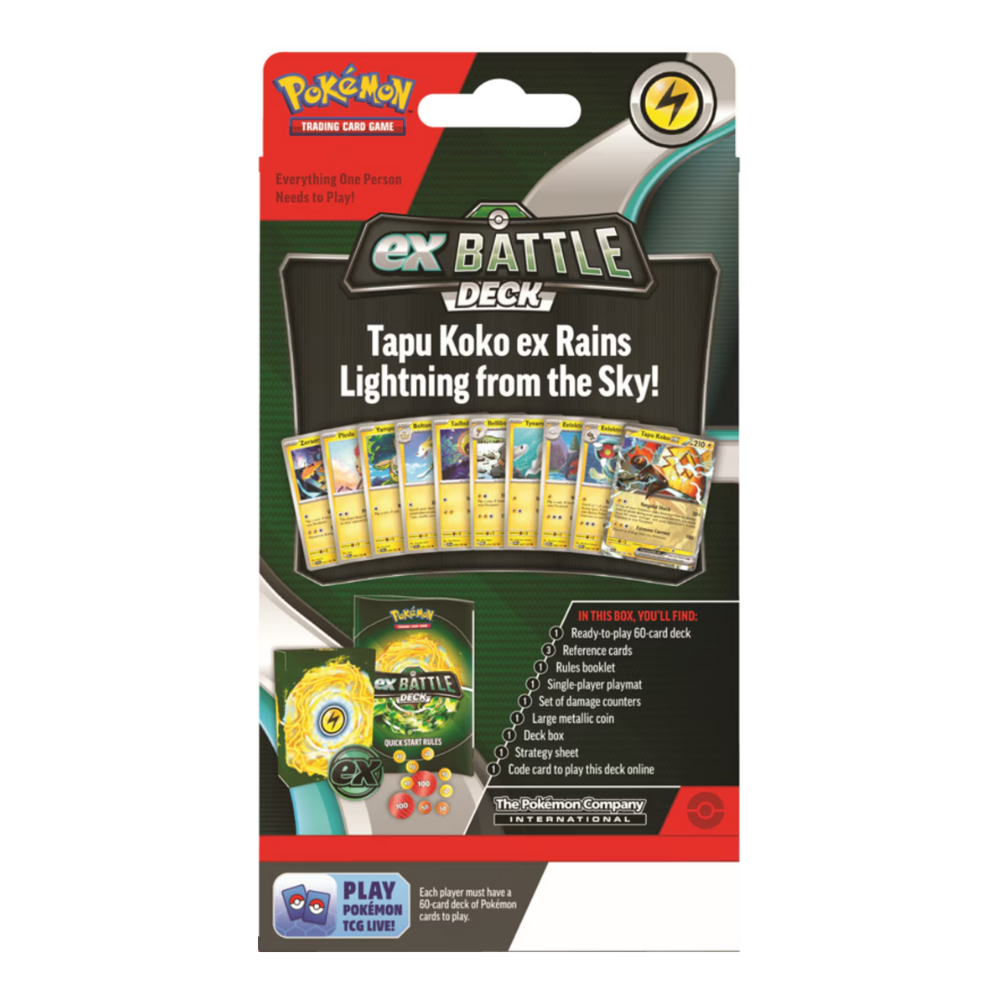 POKEMON: TAPU KOKO / IRON LEAVES EX BATTLE DECK