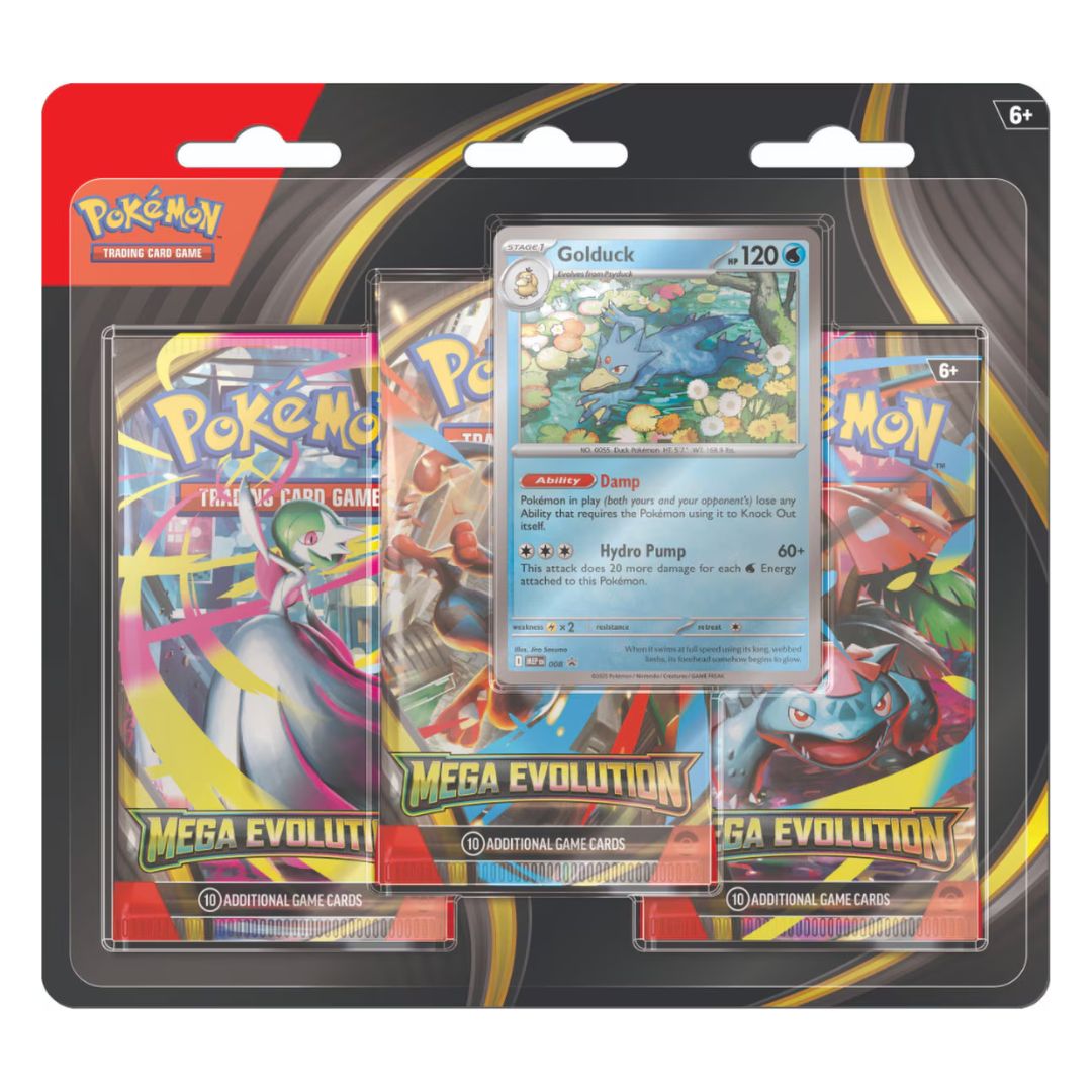 Pokémon: Mega Evolutions - 3 Pack Blister