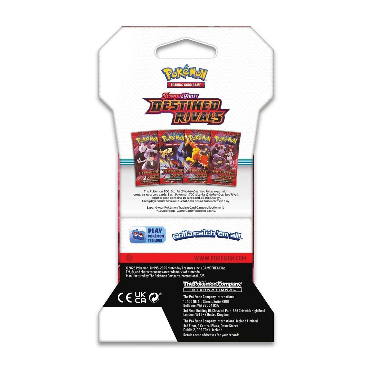 Pokémon: Destined Rivals - Sleeved Booster Pack