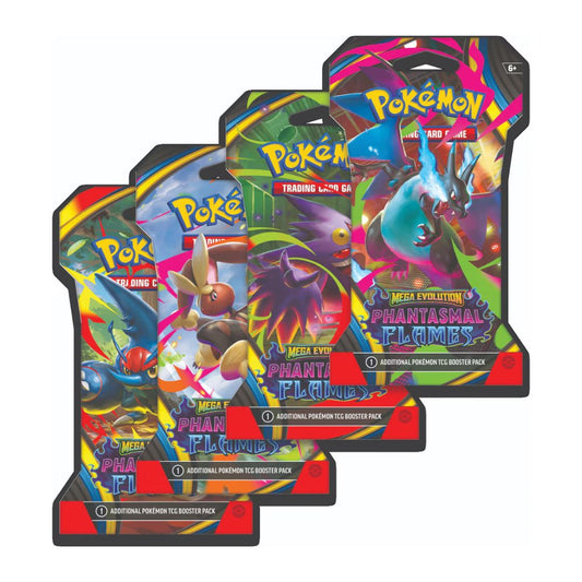 Pokémon: Mega Phantasmal Flames - Sleeved Booster