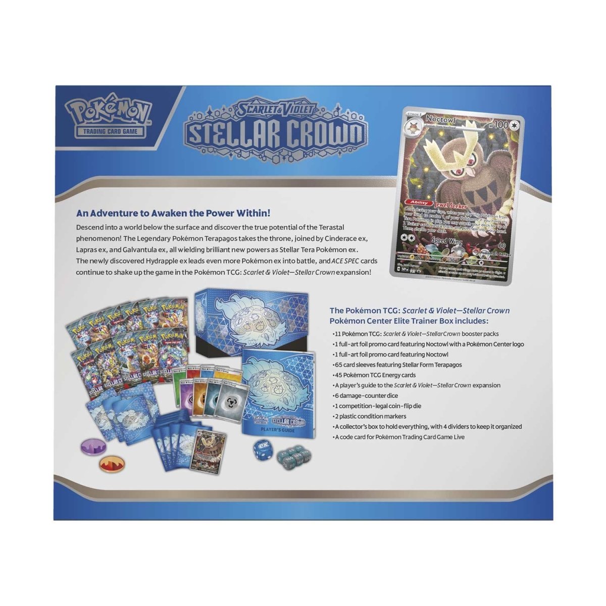 POKEMON CENTER EXCLUSIVE: STELLAR CROWN ELITE TRAINER BOX