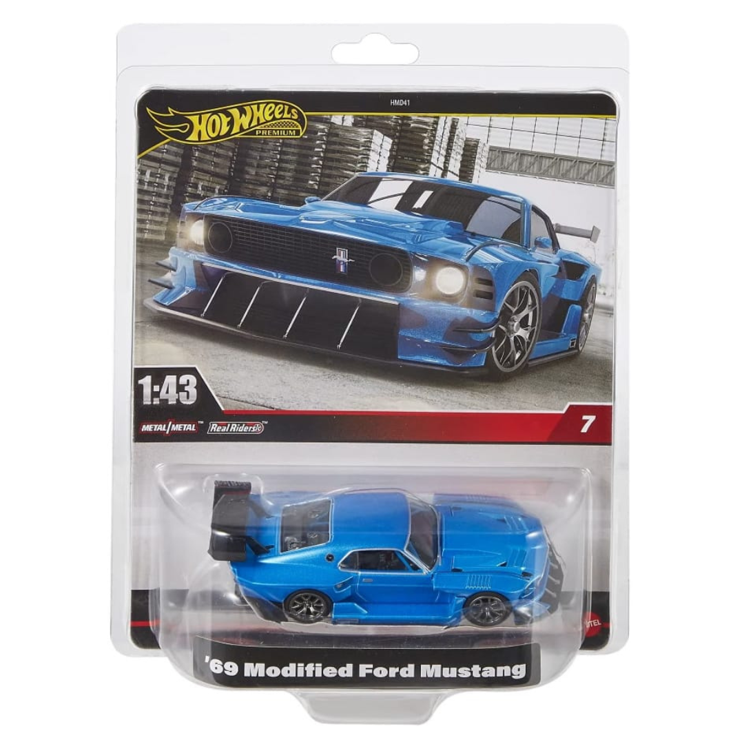 HOT WHEELS: 1:43 SCALE - 69 MODIFIED FORD MUSTANG