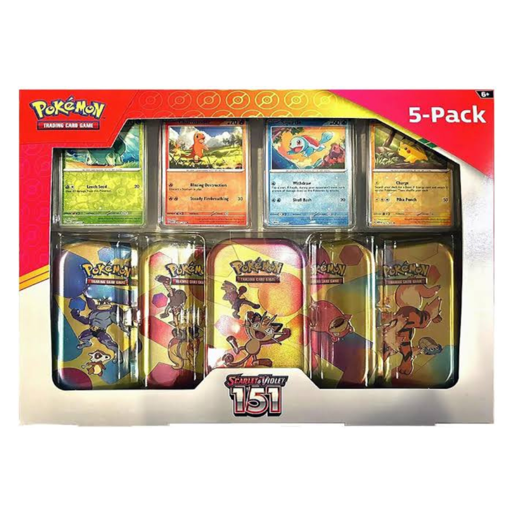 POKEMON: 151 - COSTCO EXCLUSIVE 151 MINI TIN 5-PACK LEGENDARY LOOT POKEMON: 151 - COSTCO EXCLUSIVE 151 MINI TIN 5-PACK LEGENDARY LOOT