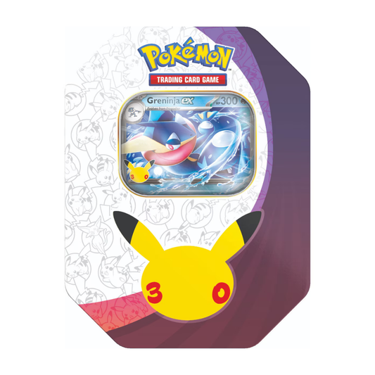 Pokémon: 30th Celebration Greninja Ex Tin