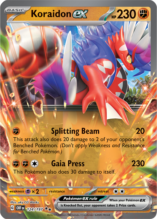 Koraidon EX 124/197
