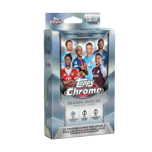 Topps Chrome: UEFA Club Competitions 2025-26 Hanger Box