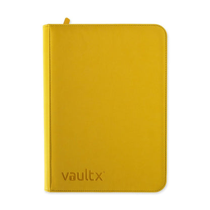 Vault X 9-Pocket Zip Binder - Yellow