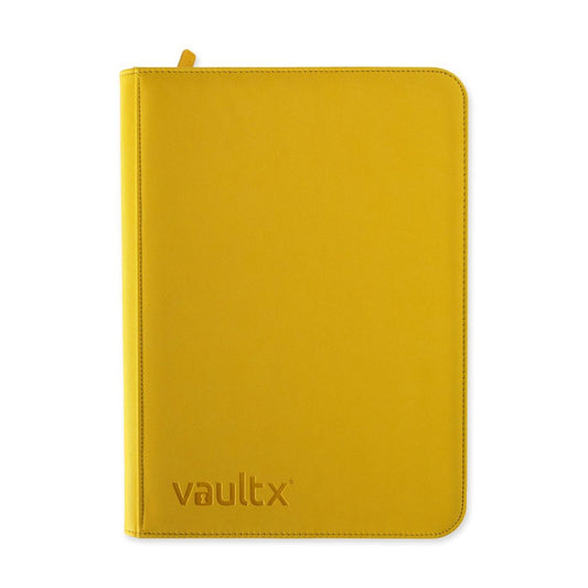 Vault X 9-Pocket Zip Binder - Yellow