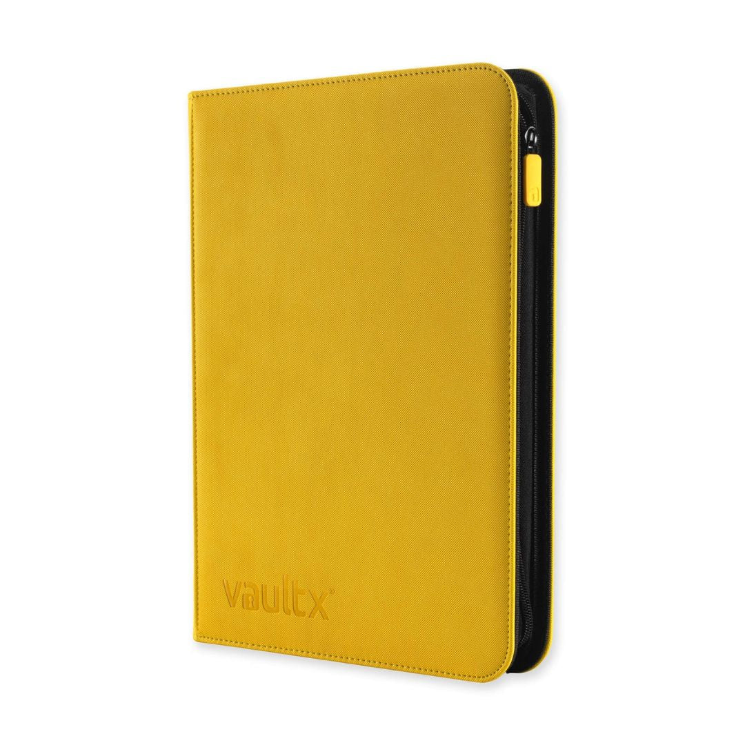 Vault X 9-Pocket Zip Binder - Yellow