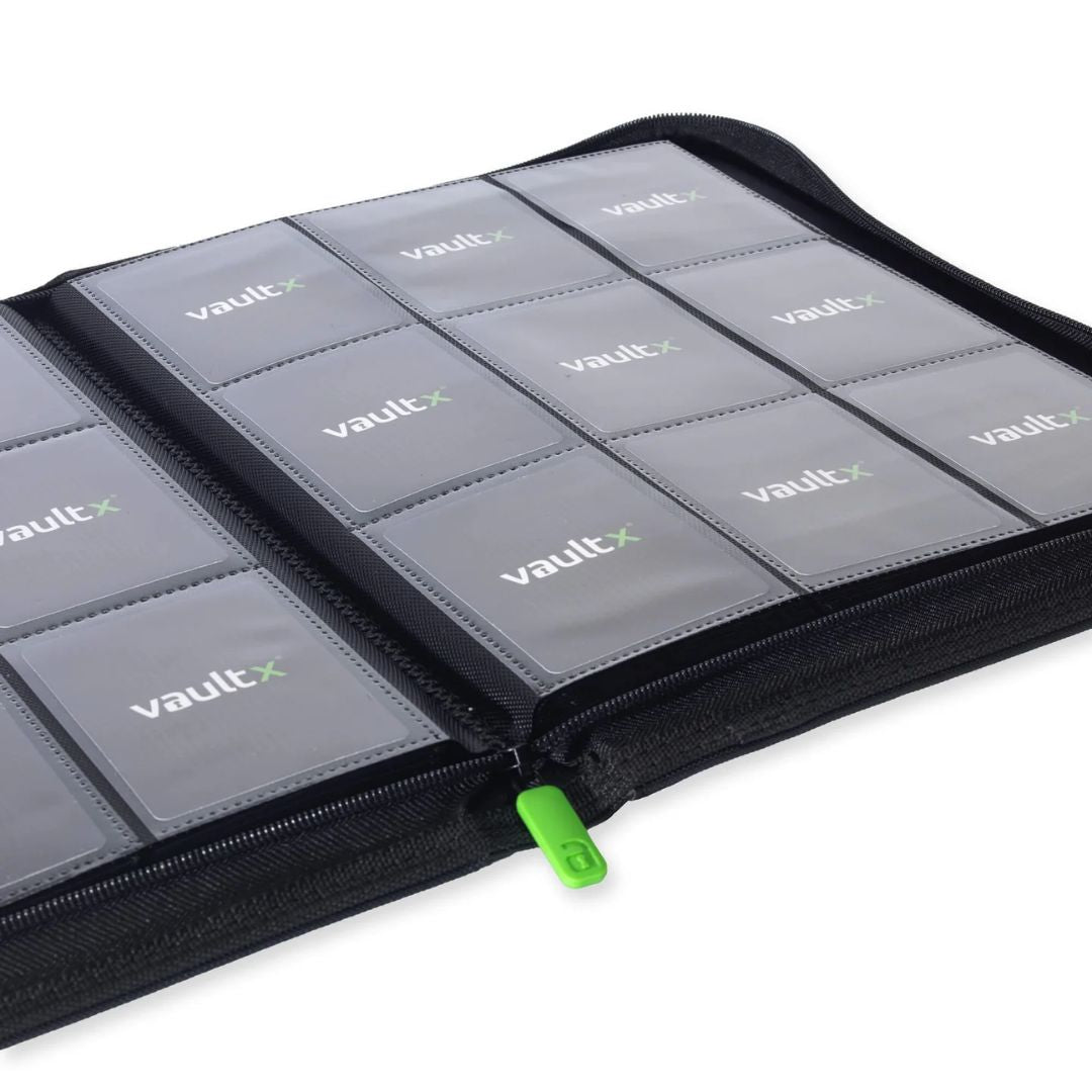 Vault X 9-Pocket Zip Binder - Black